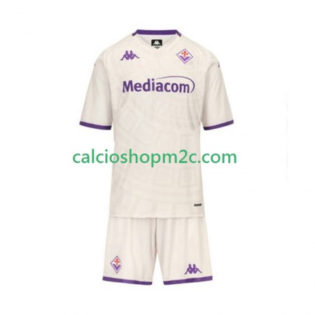 ACF Fiorentina Bambino Maglia Trasferta 2025/2026 Manica Corta